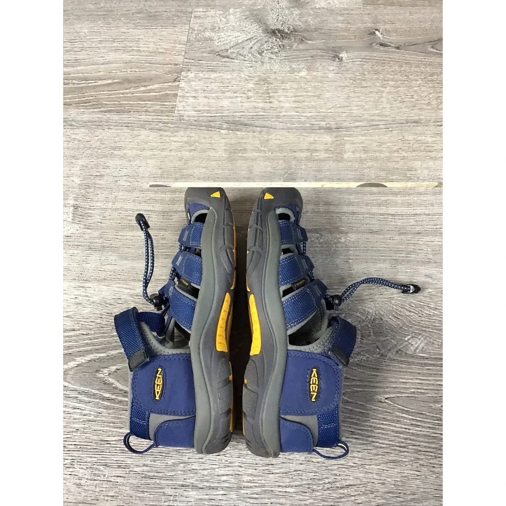 KEEN Newport H2 Sandals Youth Boys Size 4 Blue Waterproof Kids Hiking 1009962